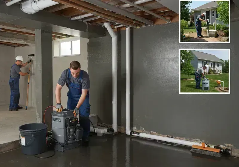 Basement Waterproofing and Flood Prevention process in Evans City, PA